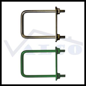 BRIDE PENTRU FIXAT PANOURILE DE GARD BORDURAT PE STALPI RECTANGULARI