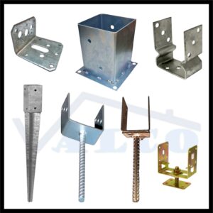 ELEMENTE PT FIXAREA STALPILOR PE BETON IN PLAN VERTICAL